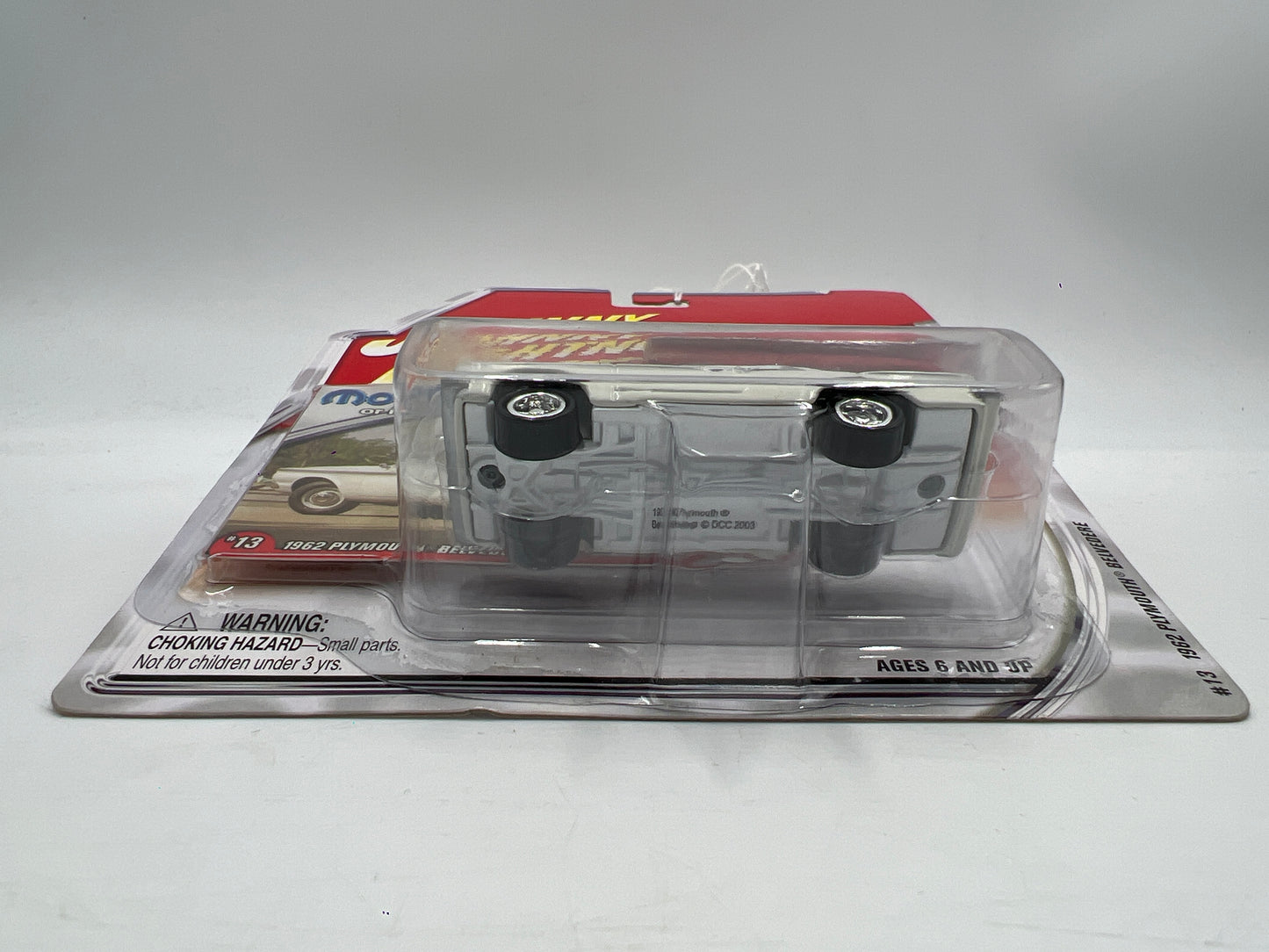 Johnny Lightning White Lightning Chase Mopar Or No Car #13 1962 Plymouth Belvedere White