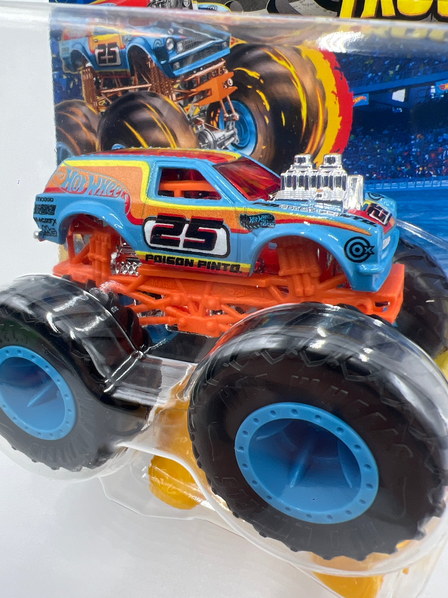2025 Hot Wheels Monster Trucks Freestyle Wreckers #3 Poison Pinto 127D