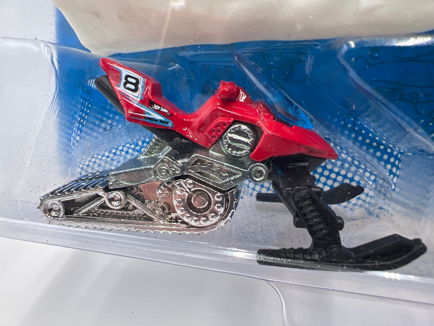 2011 Hot Wheels Racing Kits #1 Snow Race Jeep Scrambler / Snowmobile SR