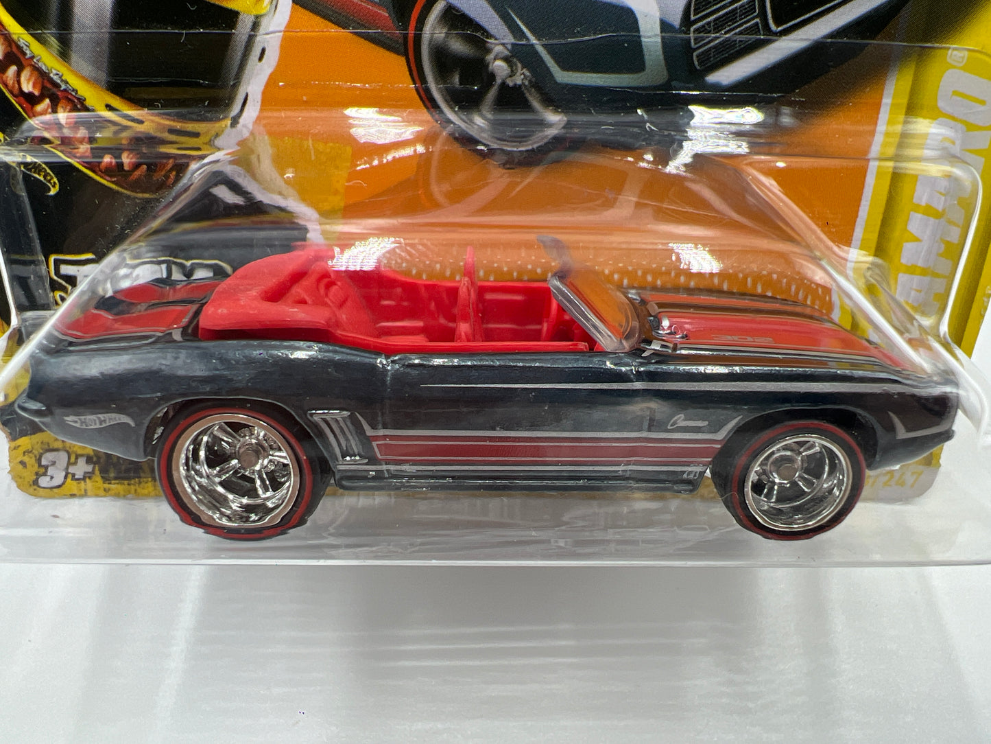 2012 Hot Wheels Super Treasure Hunt #108 69 Camaro Short Card W/Protector VHTF