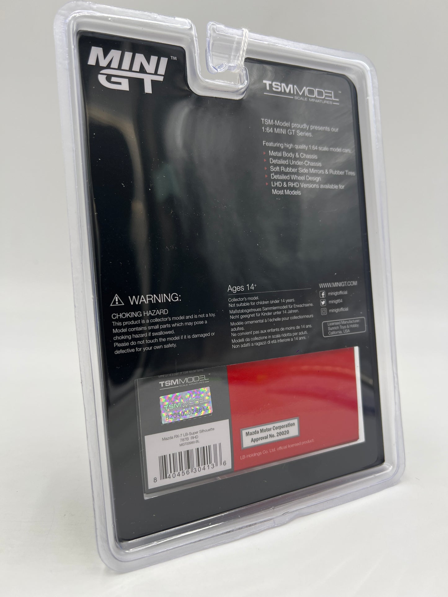 Mini GT #990 Mazda RX-7 LB-Super Silhouette 787B