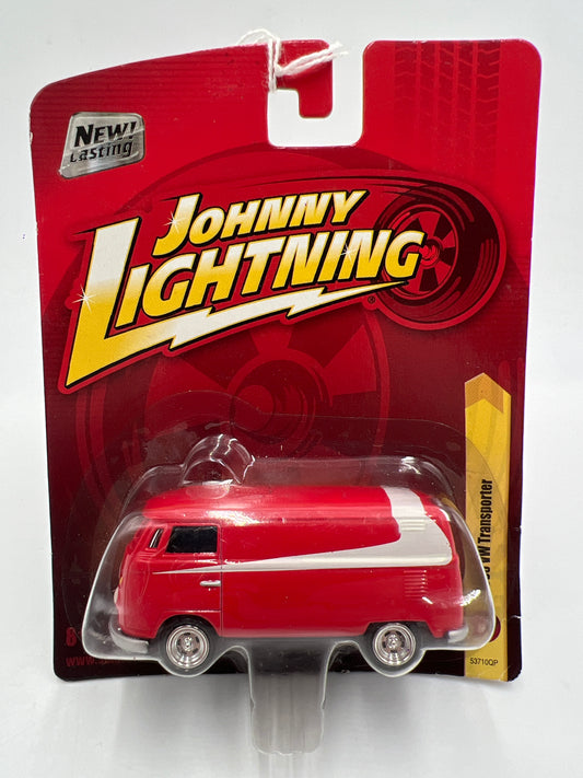 Johnny Lightning Small Card 1965 VW Transporter Red Starsky & Hutch