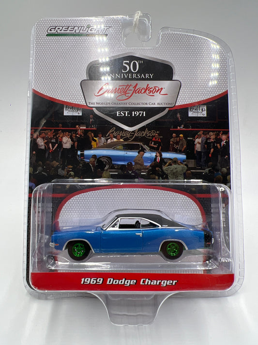 Greenlight Barrett Jackson 50th Anniversary Series 11 CHASE 1969 Dodge Charger Blue
