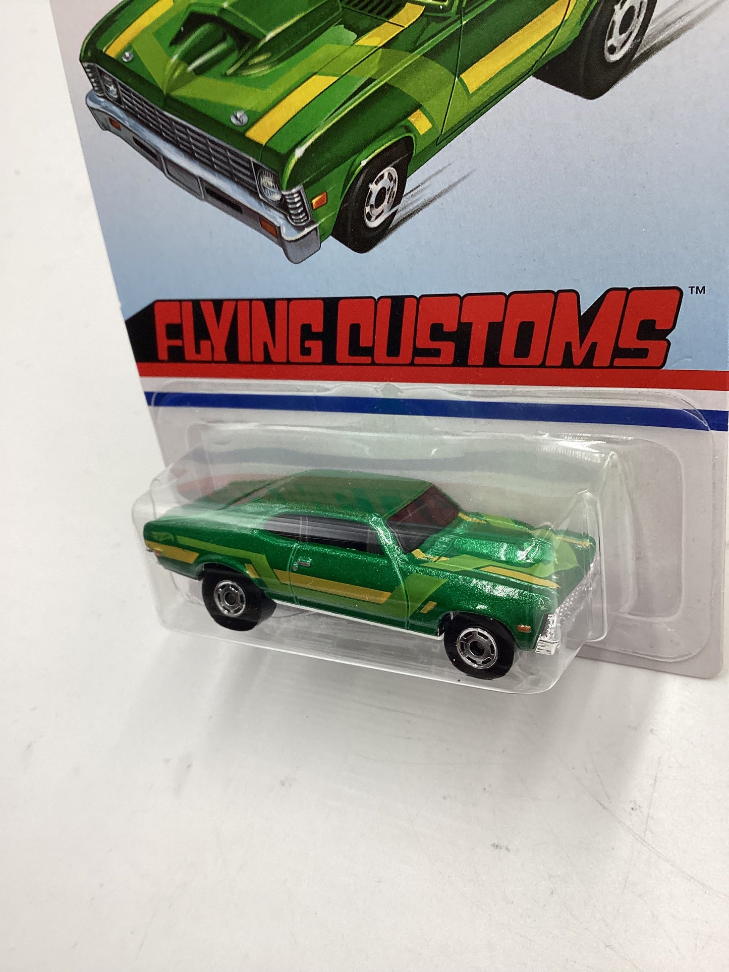 Hot Wheels Target Exclusive Flying Customs 68 Nova Green 156H