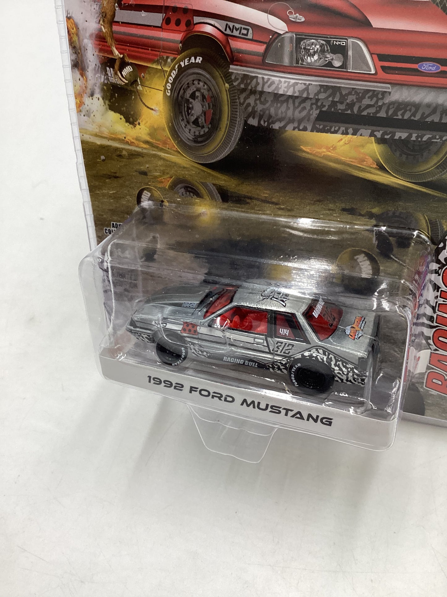 Greenlight Las Vegas Convention RAW CHASE 1992 Ford Mustang Raging Bull