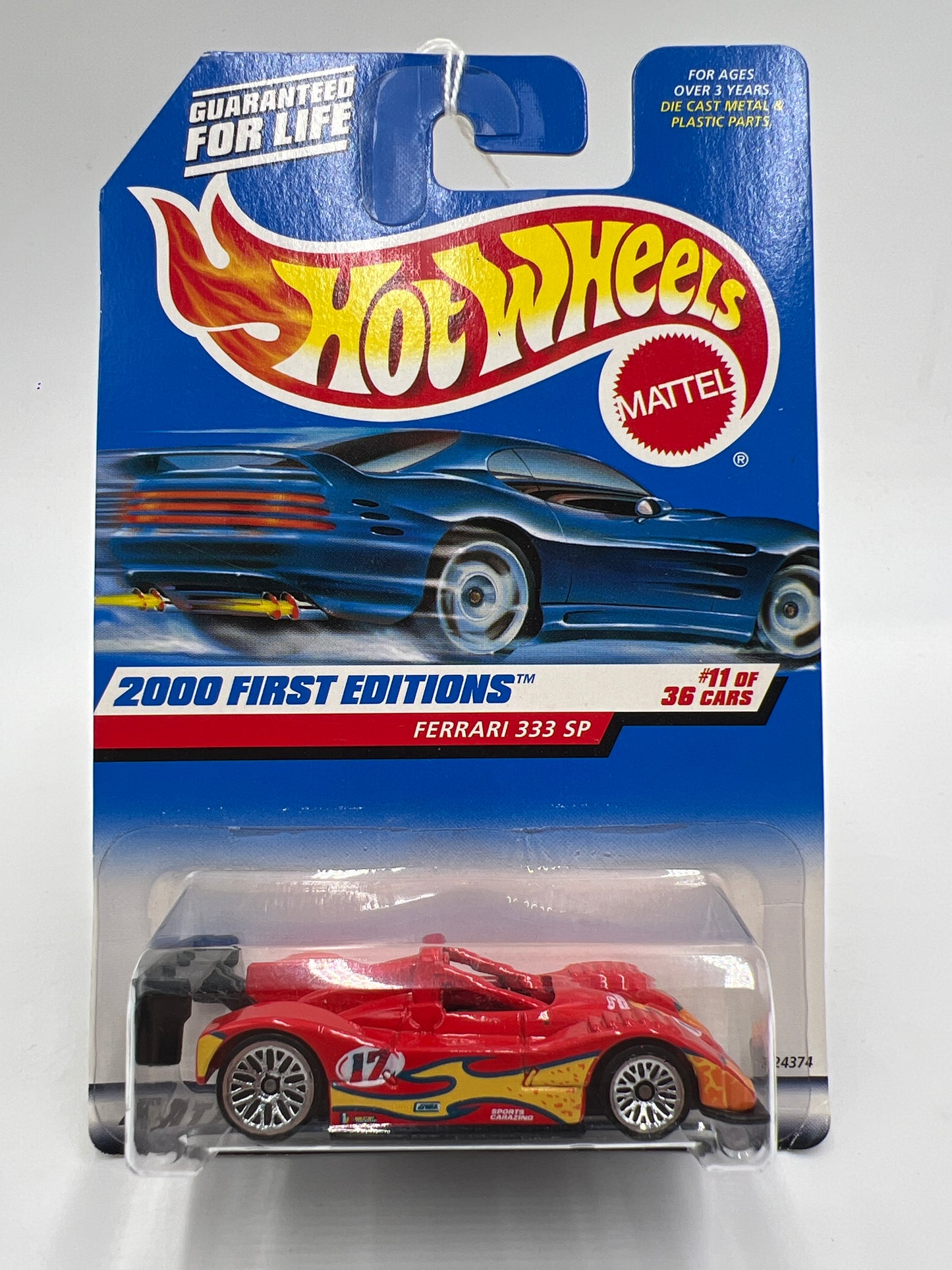 2000 Hot Wheels First Editions #71 Ferrari 333 SP Red SR