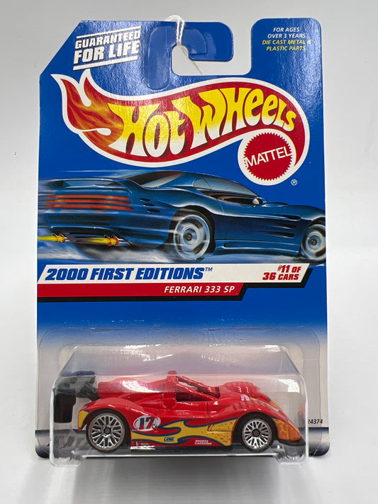 2000 Hot Wheels First Editions #71 Ferrari 333 SP Red SR