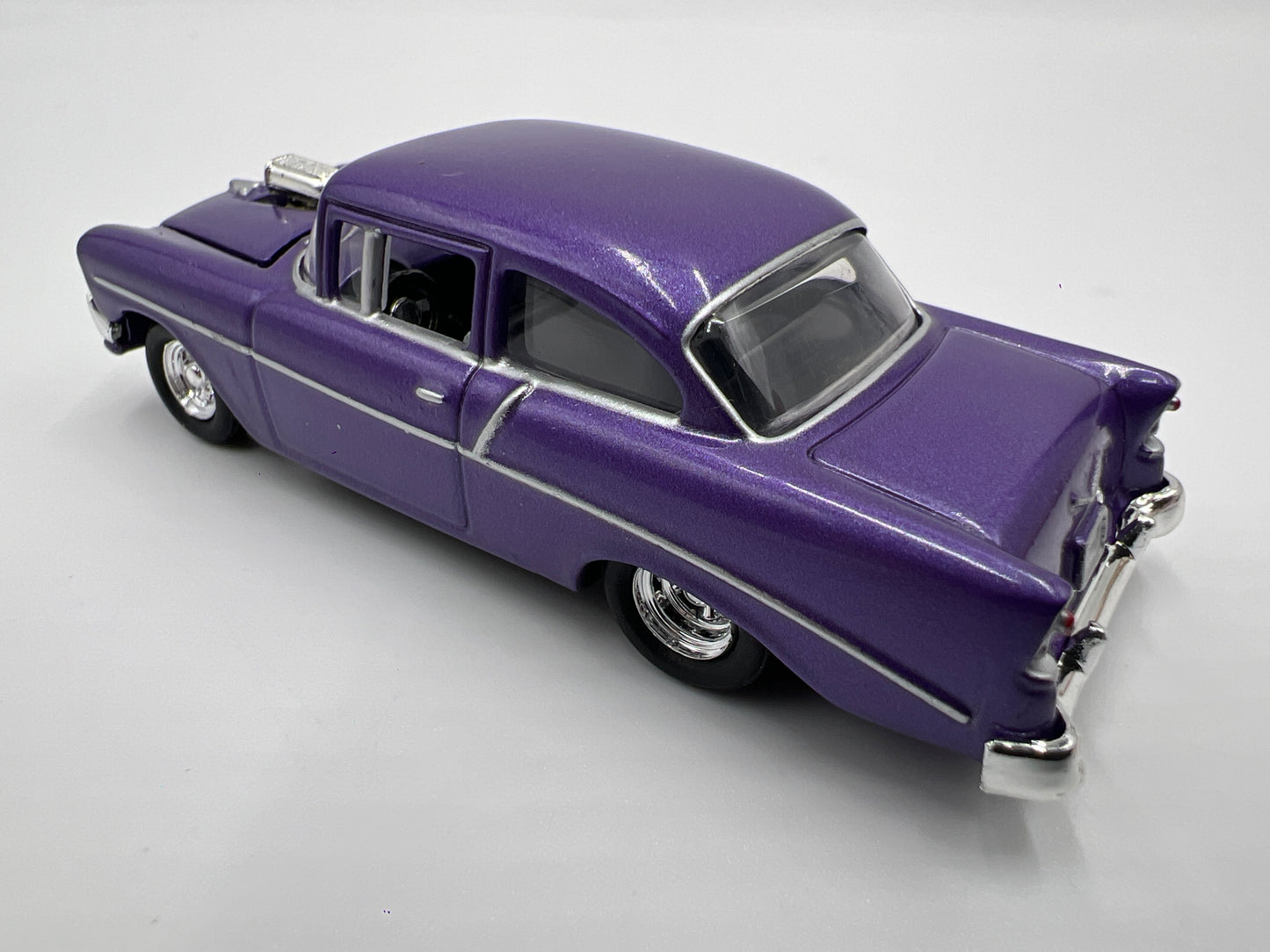 Hot Wheels Collectibles 1/64 Reggies Cars 1956 Chevy 210 Purple Loose