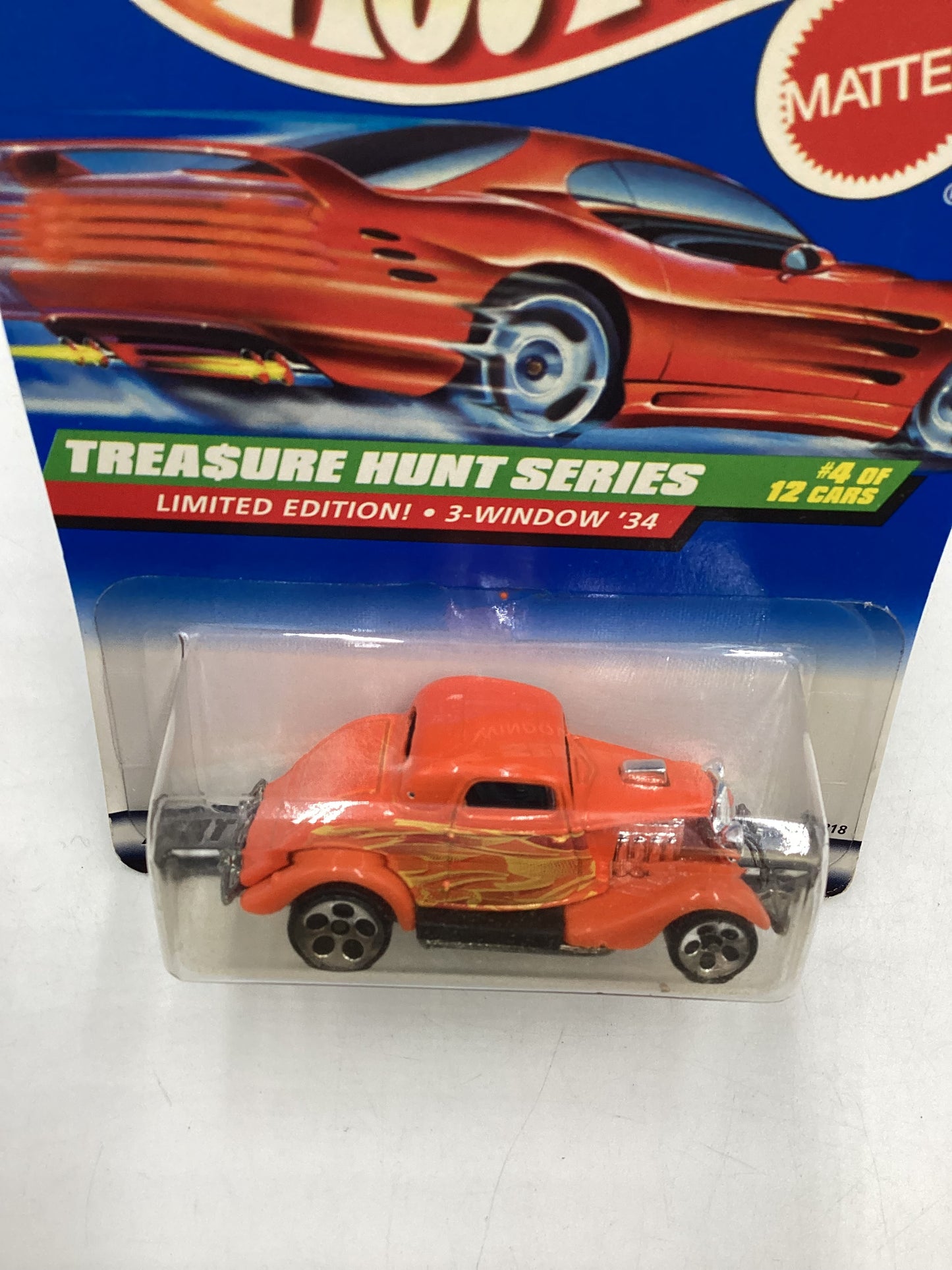 1998 Hot Wheels Treasure Hunt 4/12 3-Window 34 #752 277O