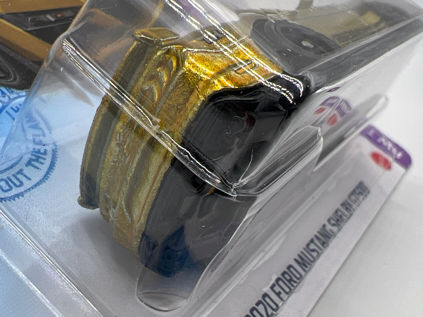 2021 Hot Wheels Super Treasure Hunt #143 2020 Ford Mustang Shelby GT500 Gold W/Protector