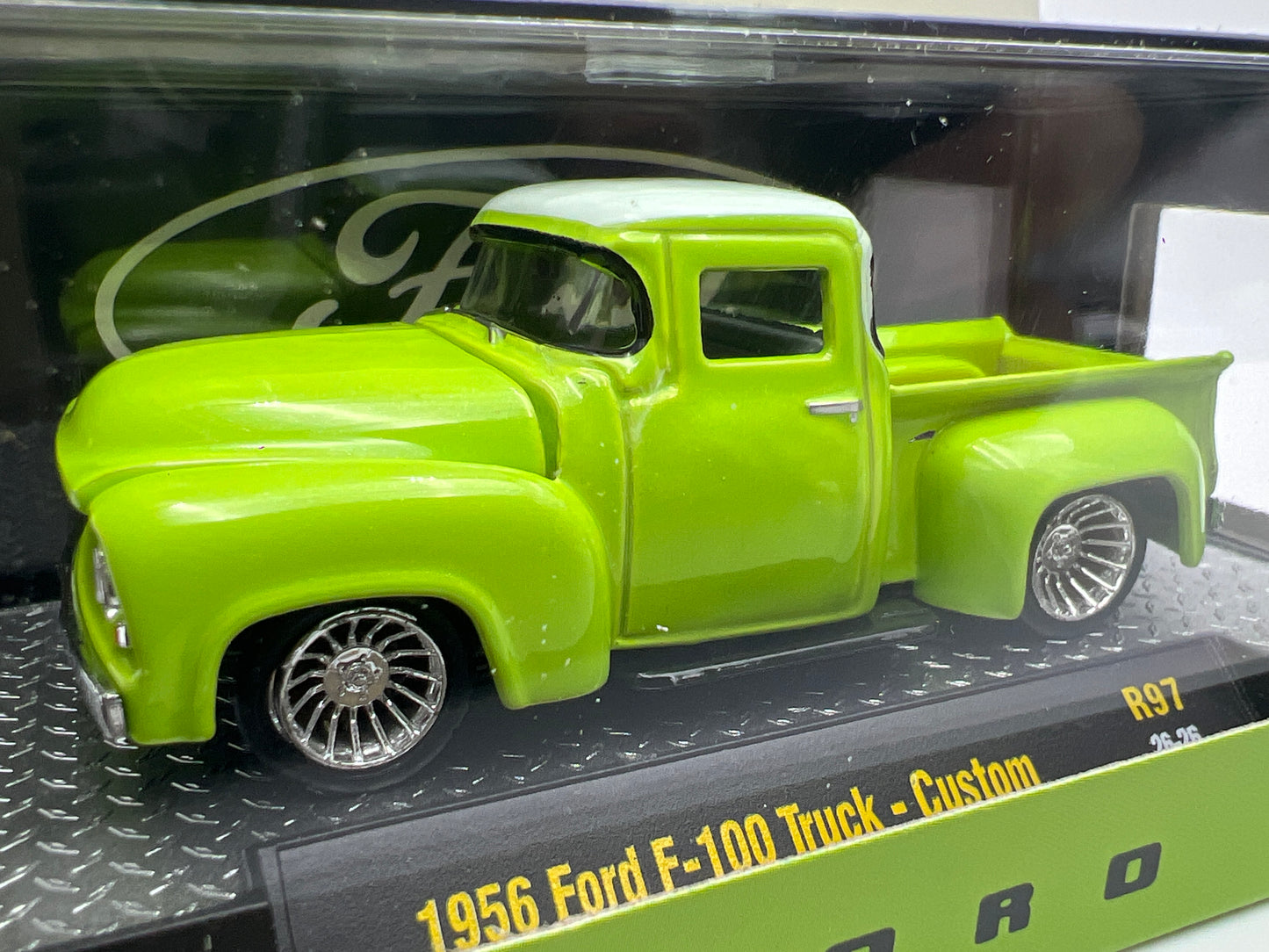 2026 M2 Machines R97 1956 Ford F-100 Truck Custom Light Green