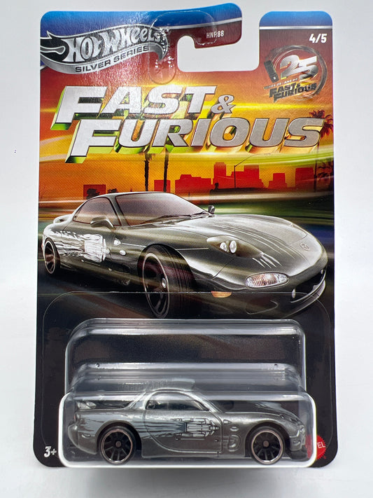 2026 Hot Wheels Silver Series Fast & Furious #4 1995 Mazda RX-7 74A
