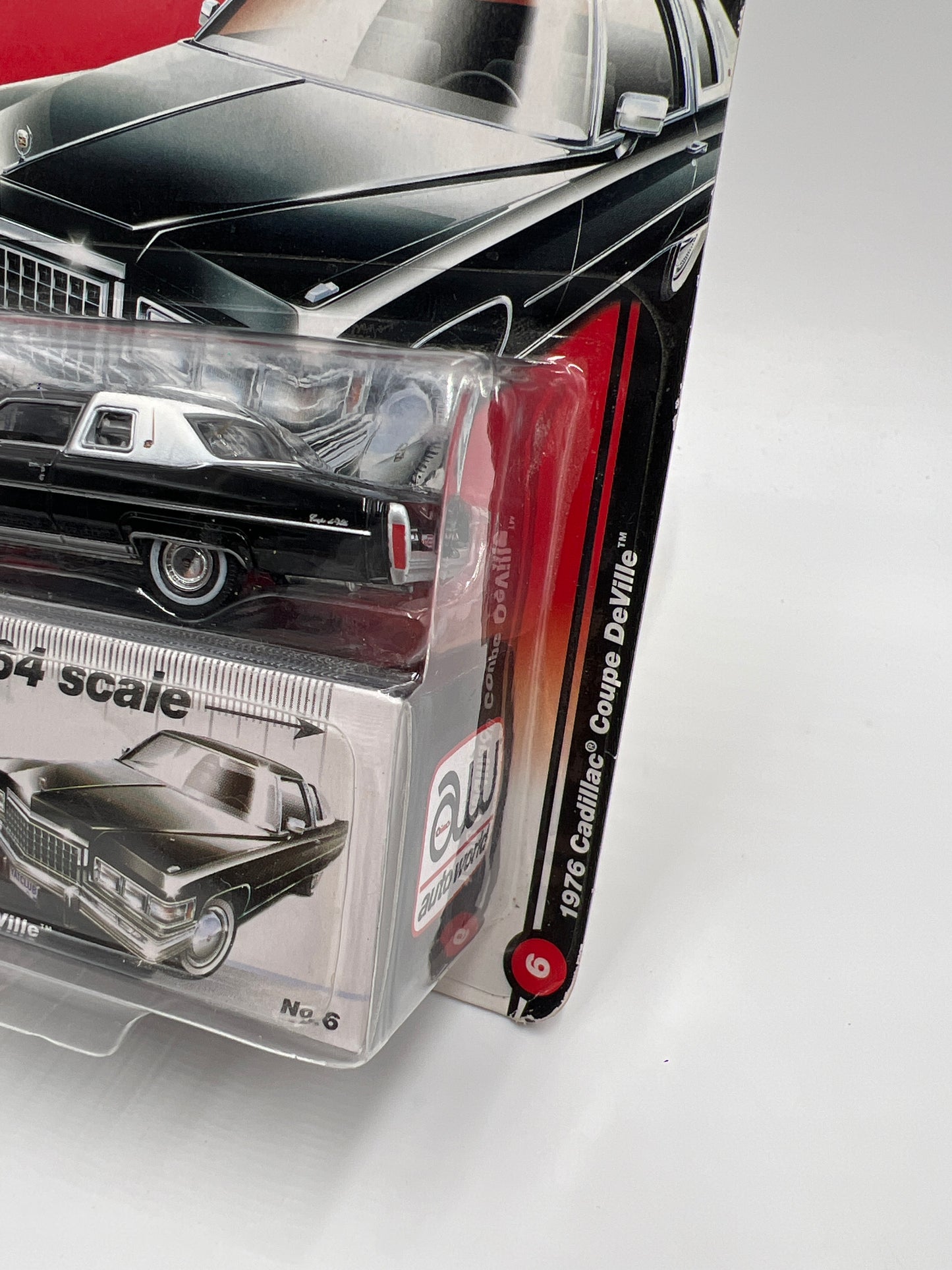 Auto World Land Yachts No 6 1976 Cadillac Coupe DeVille Black 184C