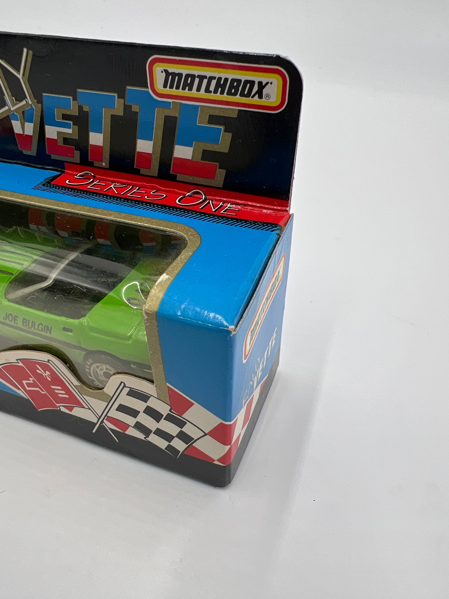 Matchbox A Whales Project Rally Vette Series 1 1987 Corvette Joe Bulgin Green