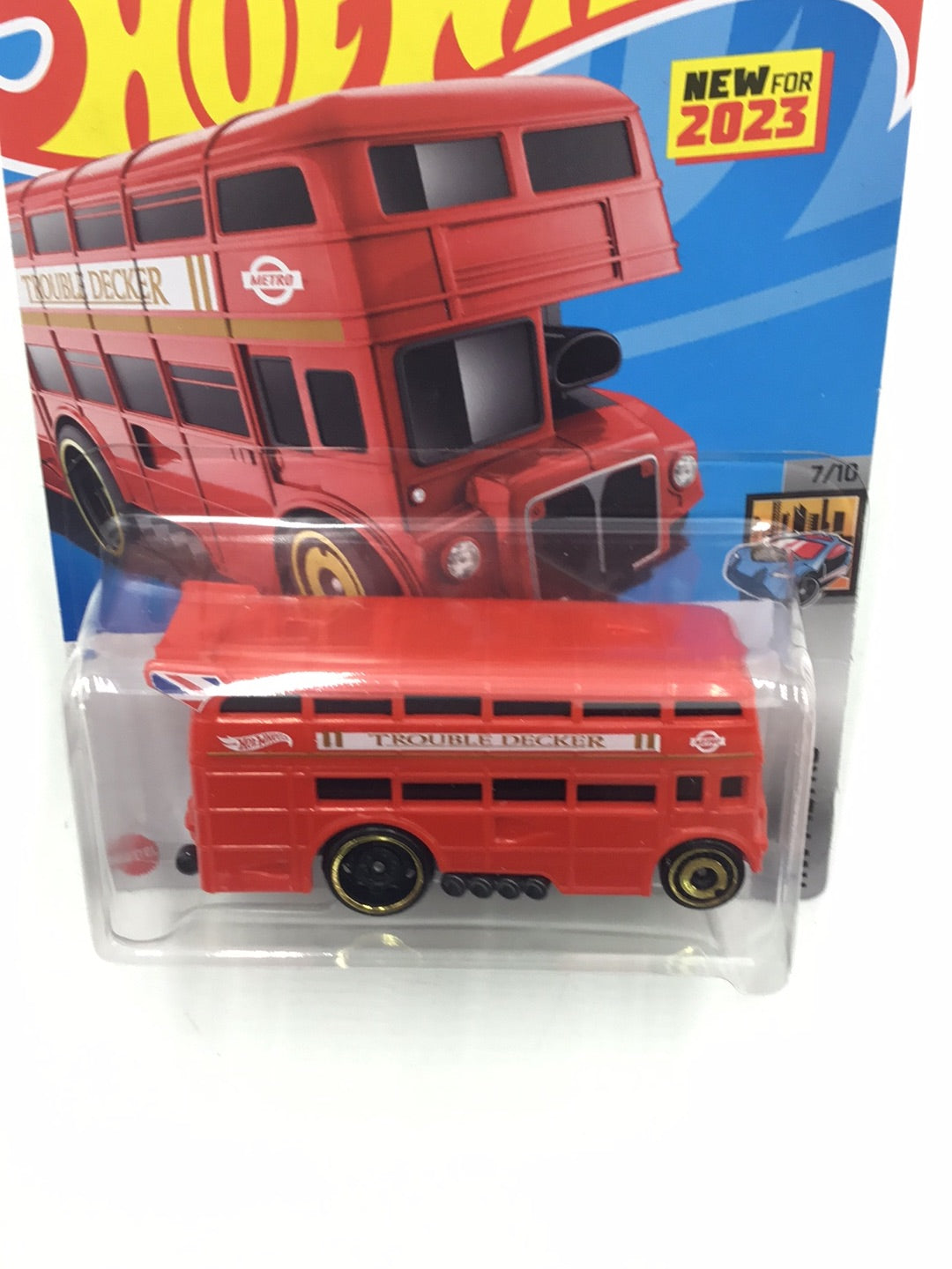 2023 hot wheels L case #202 Trouble Decker HH5