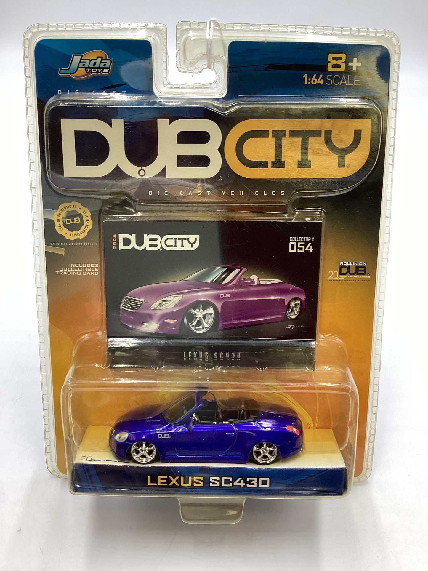 Jada Toys Dub City #054 Lexus SC430 Blue 221B