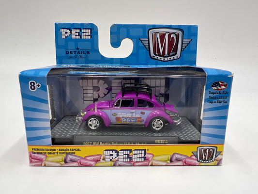 M2 Machines Walmart Exclusive Pez 1967 VW Beetle Deluxe USA Model Purple WMTS13