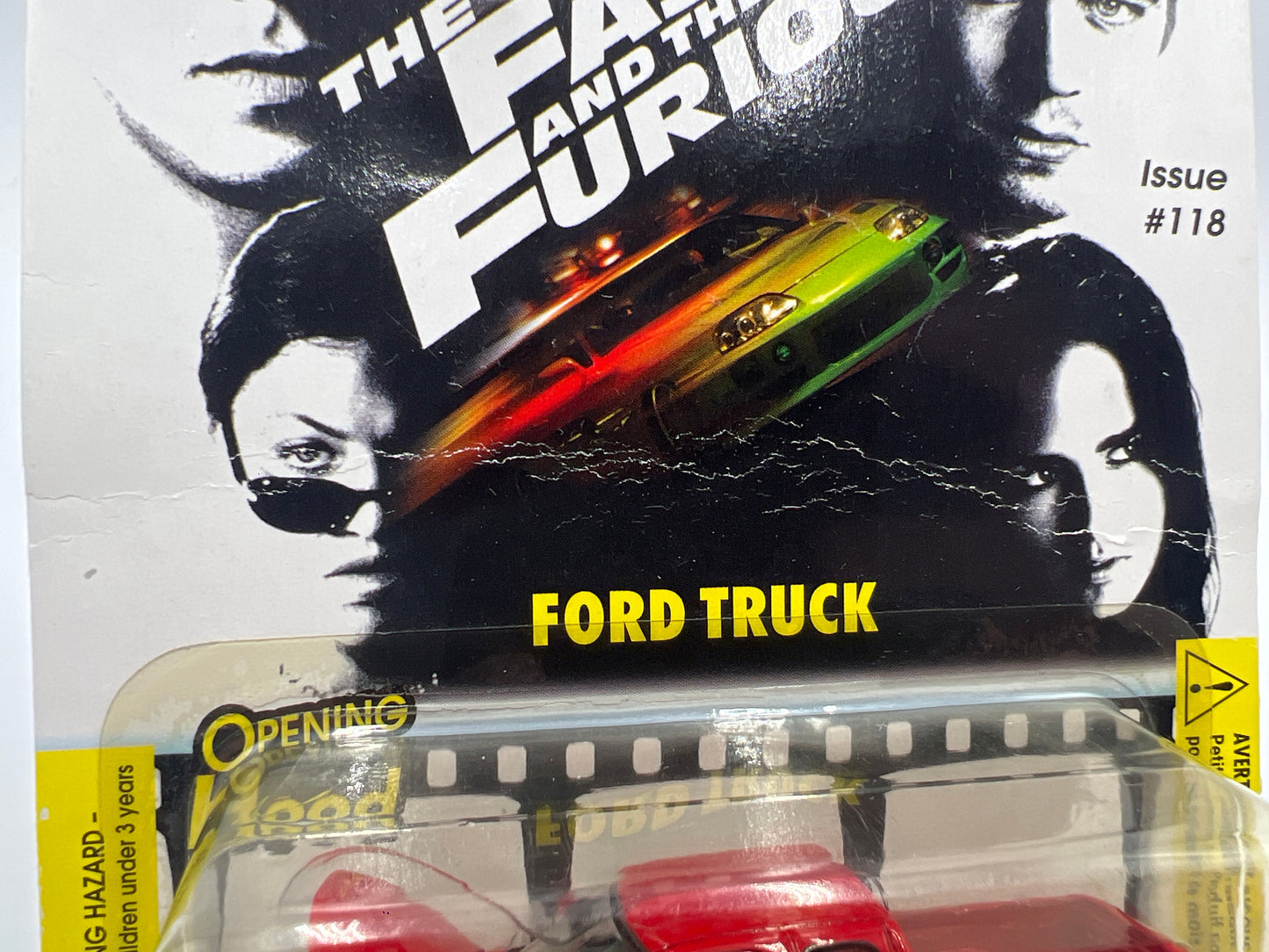Revell The Fast And The Furious #118 Ford Truck The Racers Edge Red #3 Bad Card