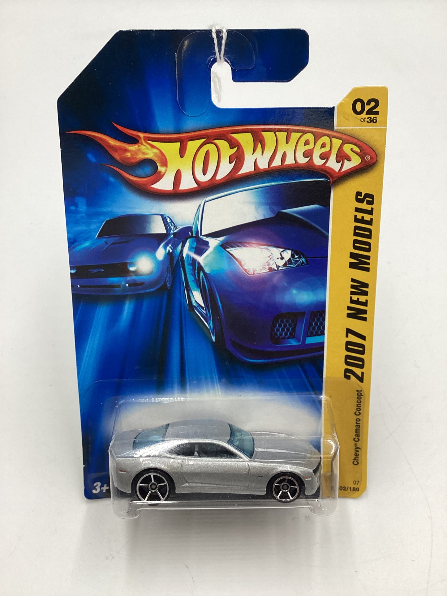 2007 Hot Wheels New Models #2 Chevy Camaro Concept Silver 2C