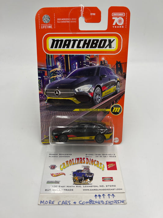 Matchbox Super Chase 2020 Mercedes-Benz CLA Shooting Brake Black