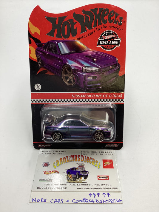 2024 Hot Wheels RLC Nissan Skyline GT-R R34 Chameleon W/Protector