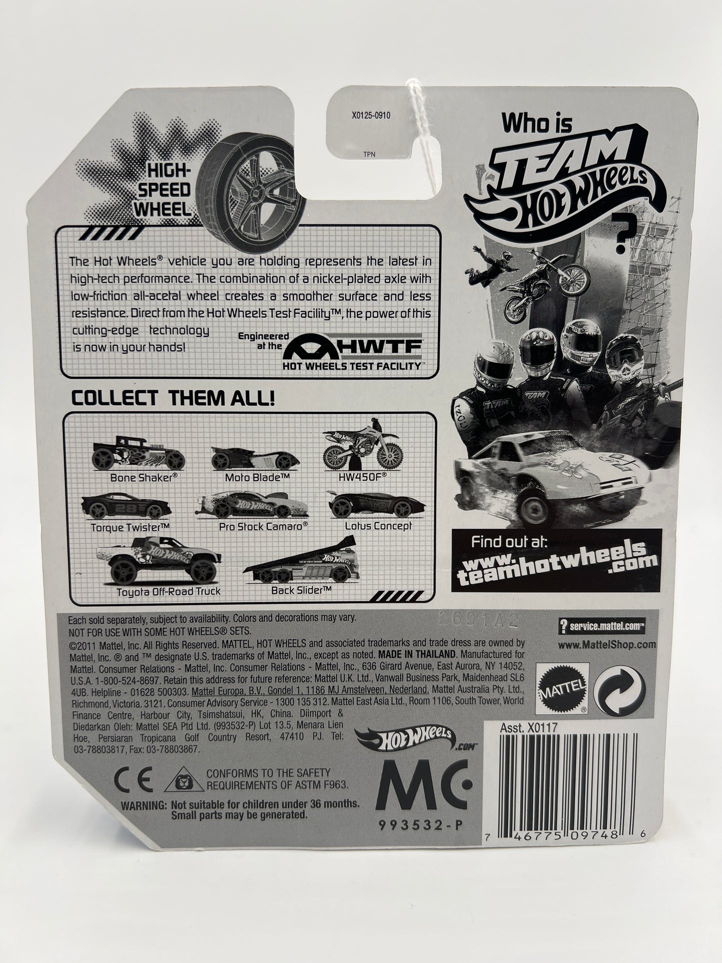 Hot Wheels Team Hot Wheels High-Speed Wheel Lotus Concept SR