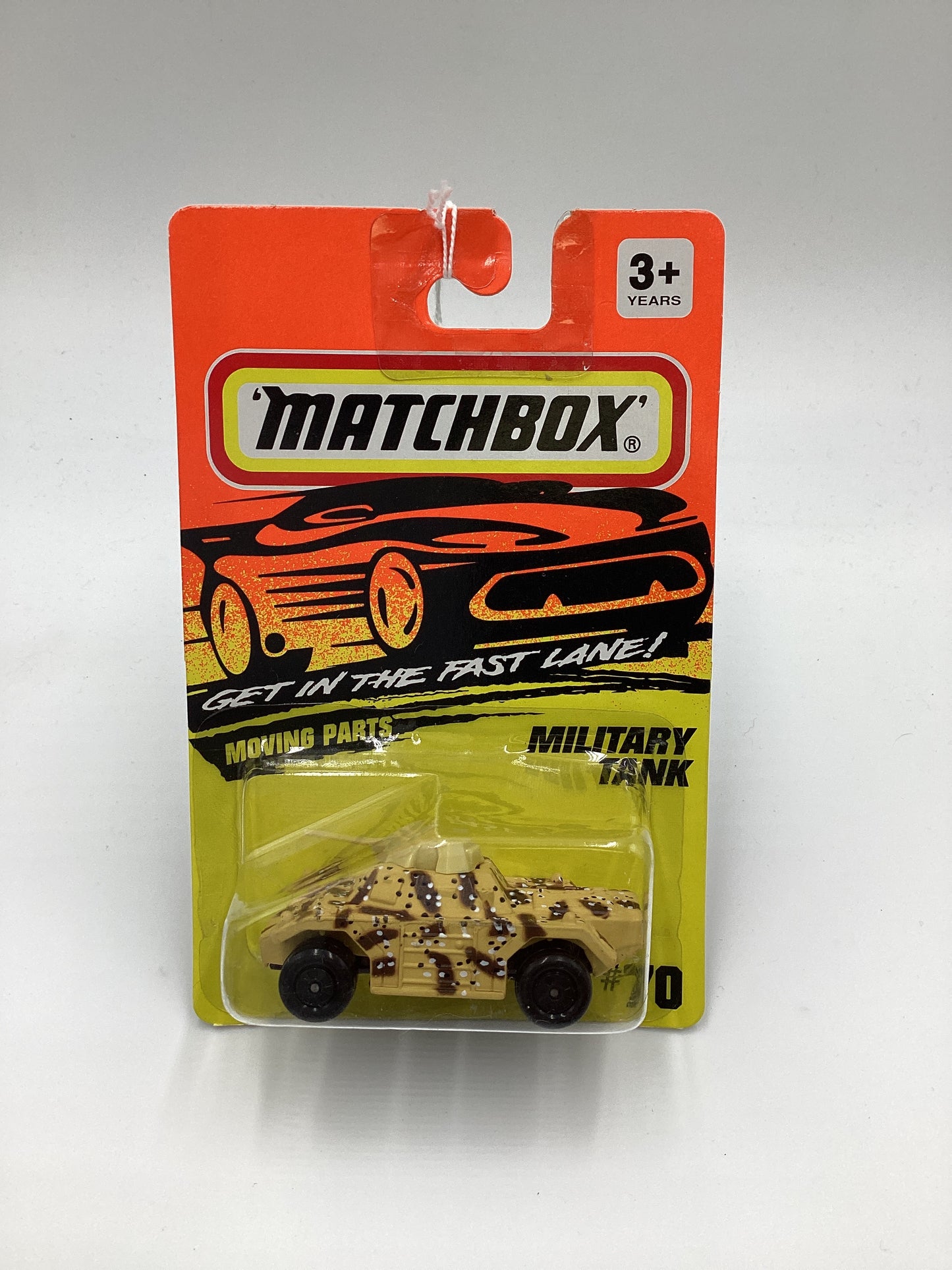 Matchbox Moving Parts Get In The Fast Lane #70 Military Tank 207F