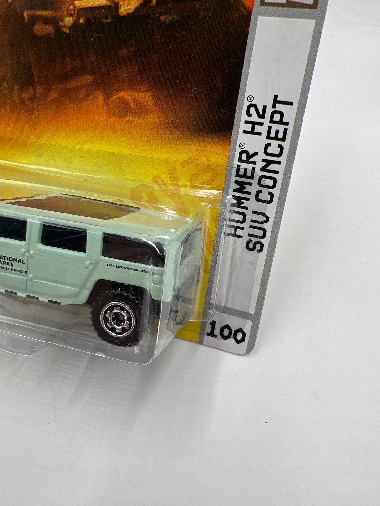 Matchbox All Terrain #100 National Parks Hummer H2 SUV Concept W/Protector