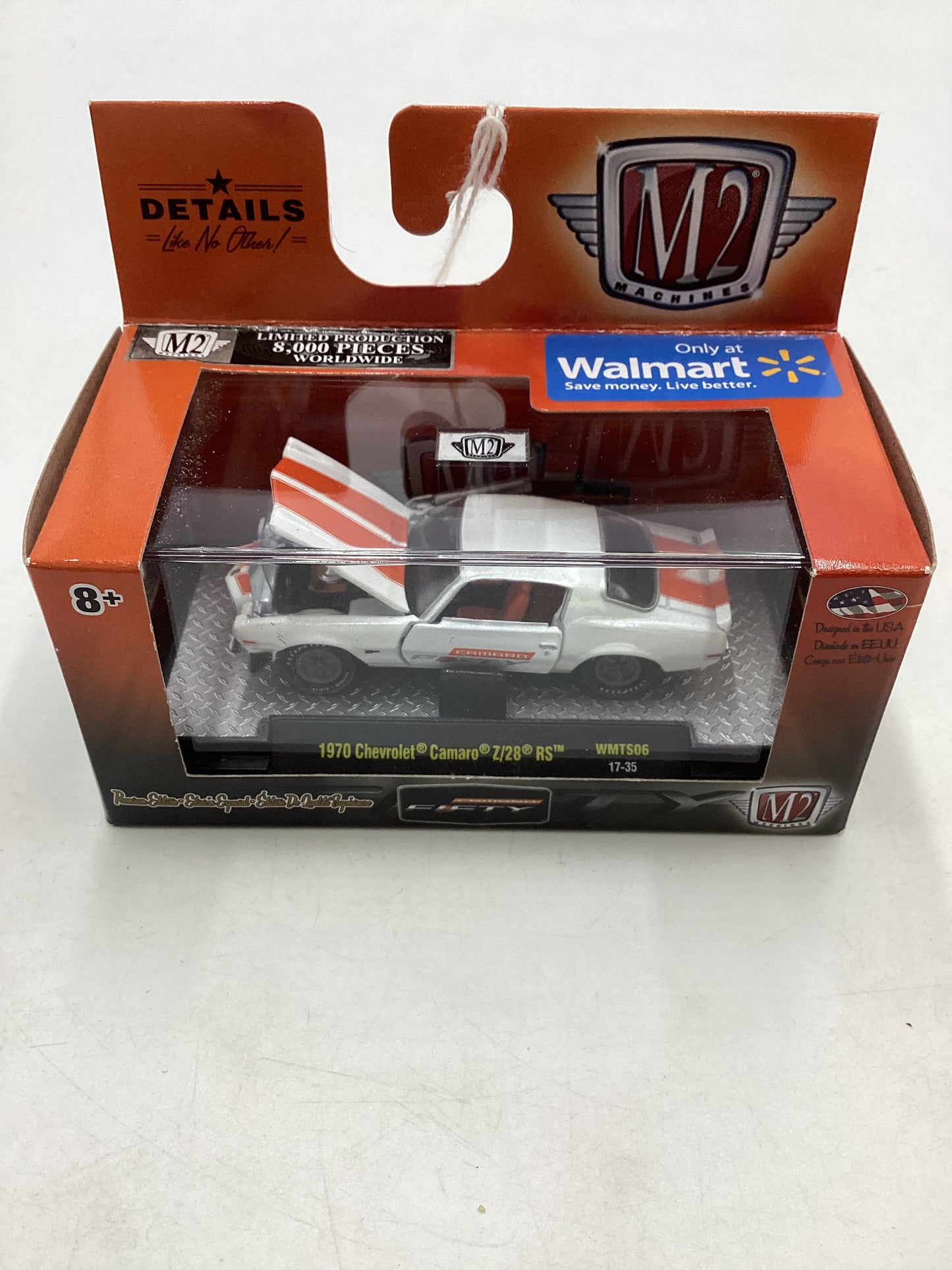 M2 Machines Walmart Exclusive Camaro Fifty 1970 Chevrolet Camaro Z/28 RS WMTS06