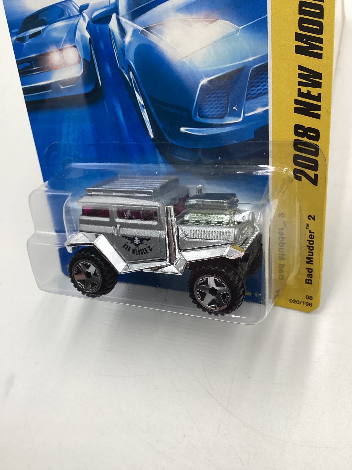 2008 Hot Wheels New Models #20 Bad Mudder 2 Silver 110i