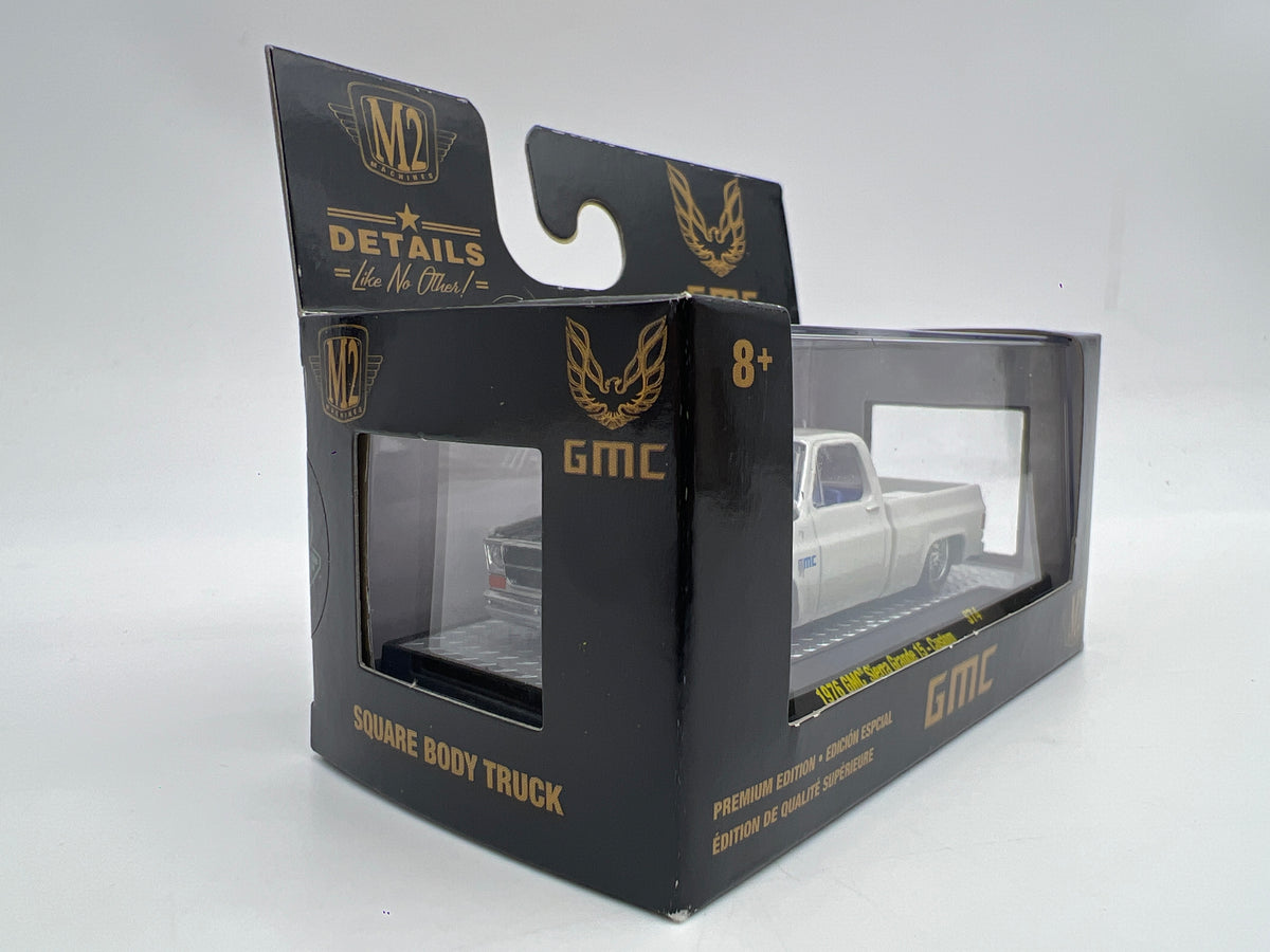 M2 Machines S74 1/3600 1976 GMC Sierra Grande 15 Custom White