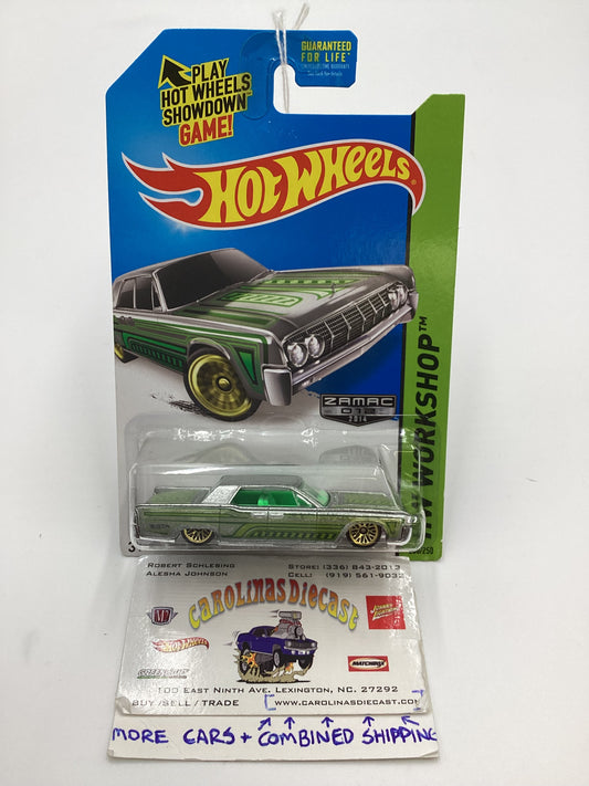 2014 Hot Wheels Zamac 012 #208 64 Lincoln Continental 146A