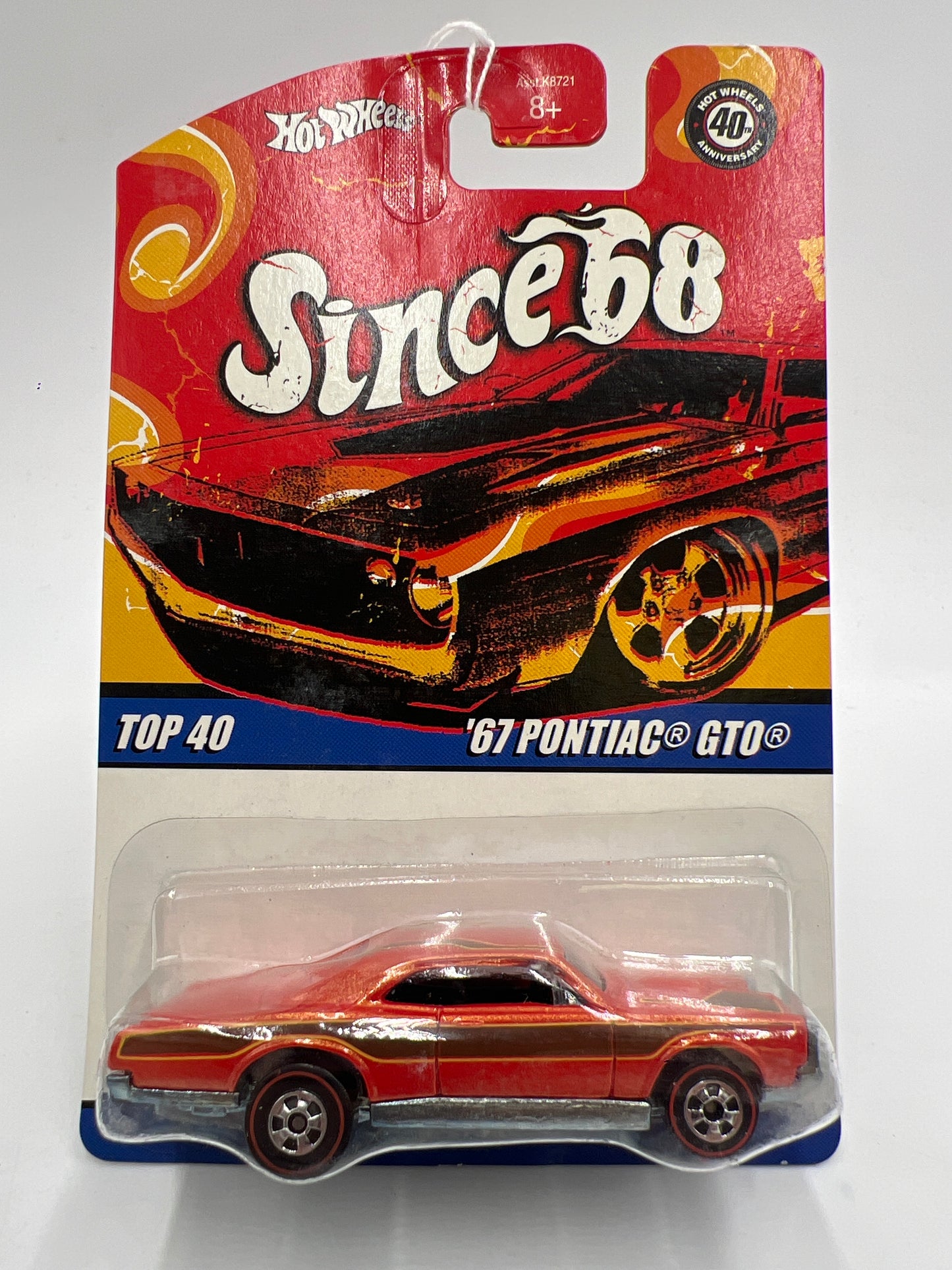 Hot Wheels Since 68 Top 40 #15 67 Pontiac GTO Orange