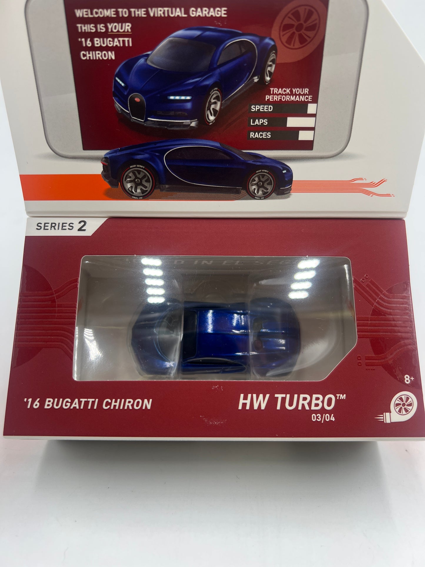 Hot Wheels iD 16 Bugatti Chiron Blue Series 2 Sealed