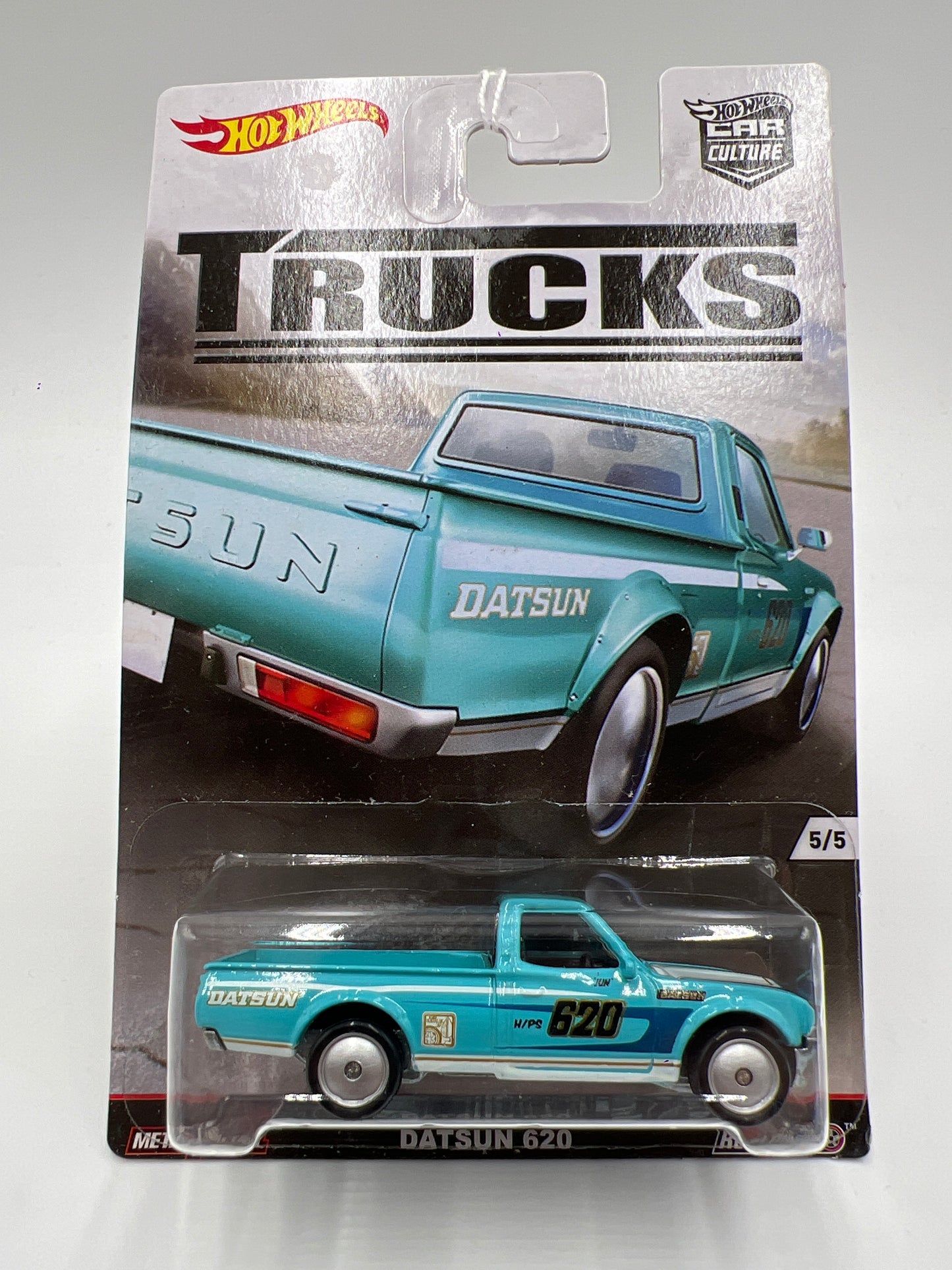 Hot Wheels Car Culture Trucks #5 Datsun 620 Light Blue 244A