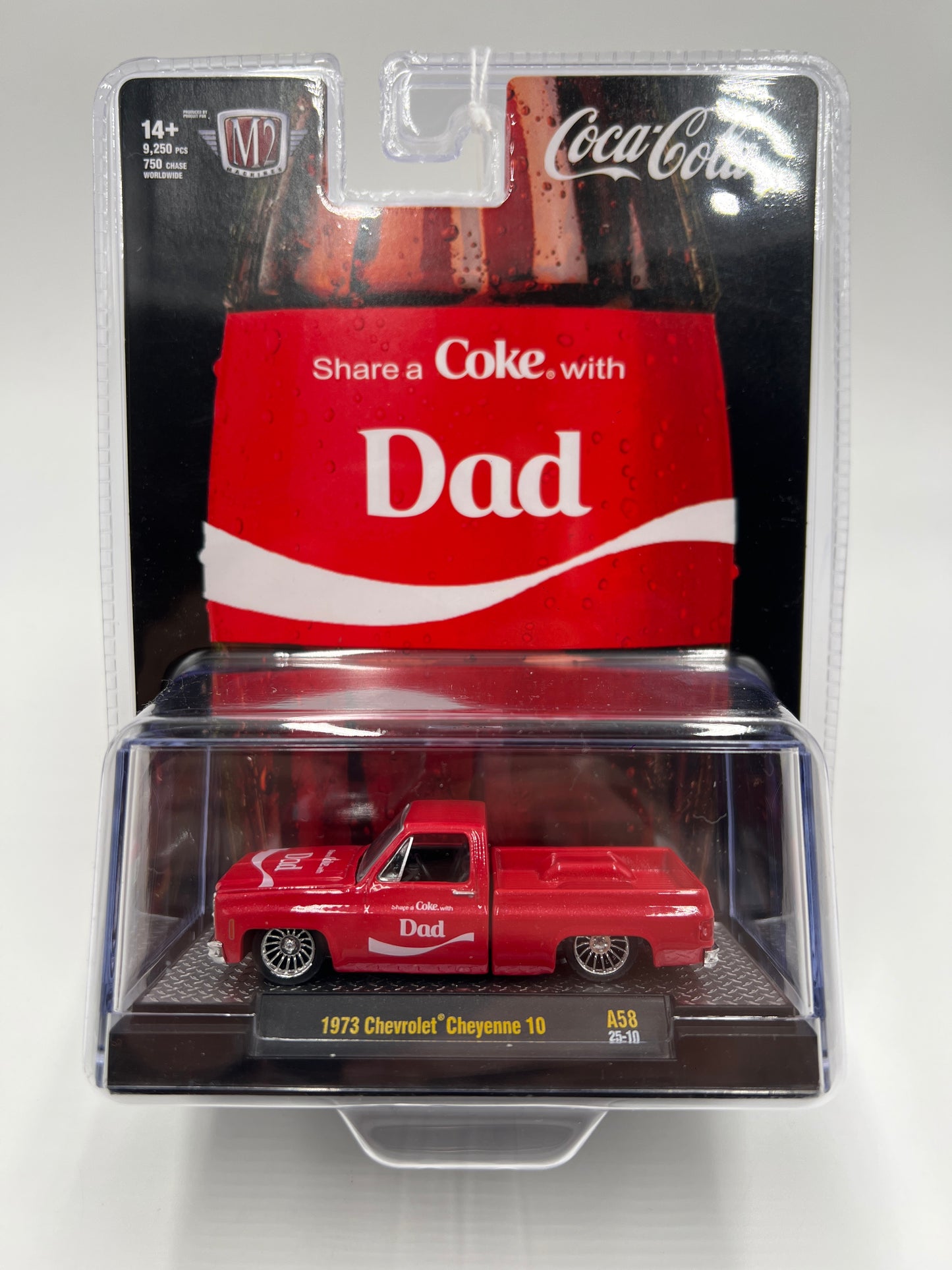 M2 Machines Coca Cola Dad 1973 Chevrolet Cheyenne 10 Red A58 203D