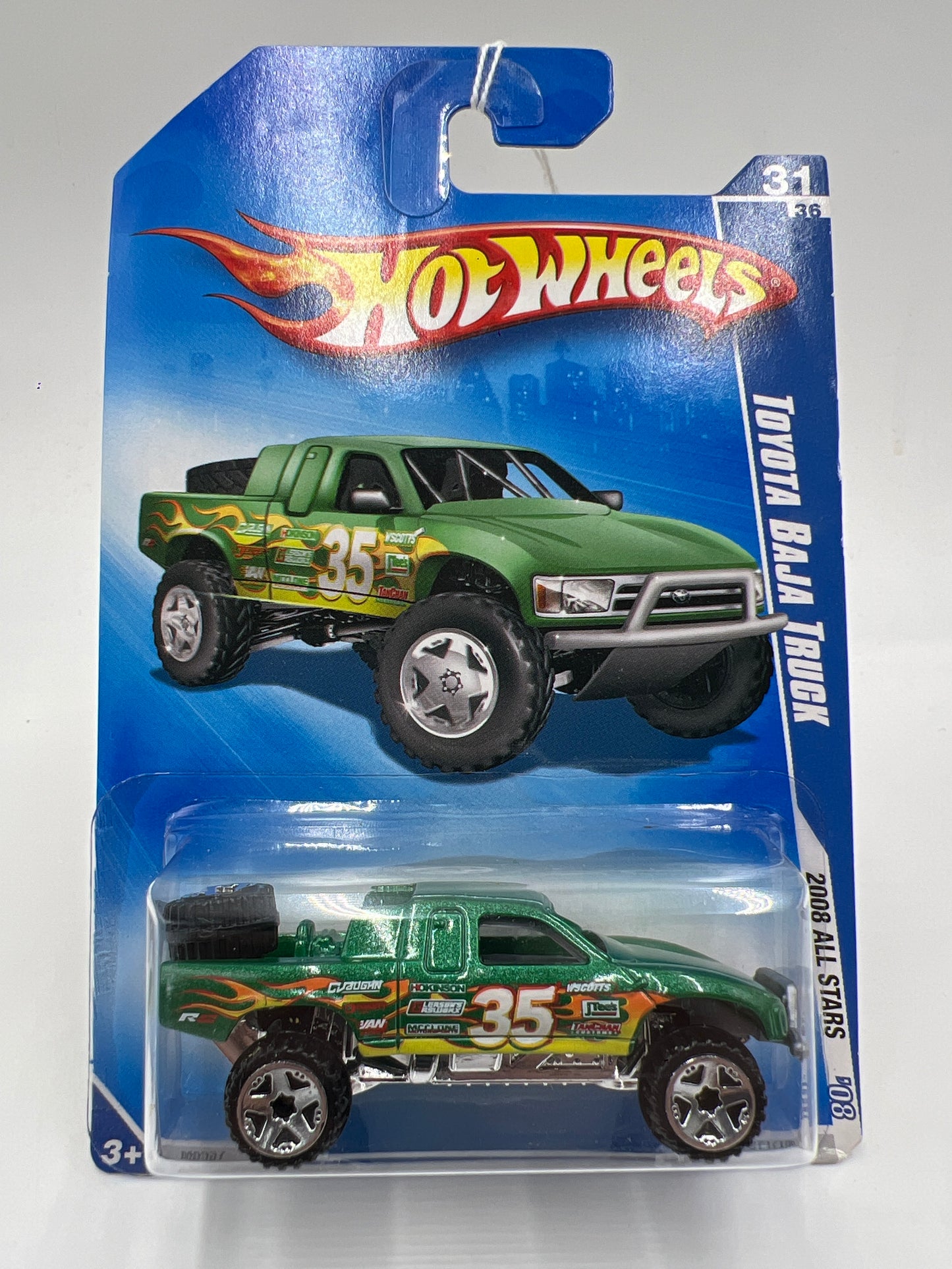 2008 Hot Wheels All Stars #71 Toyota Baja Truck Green 93B