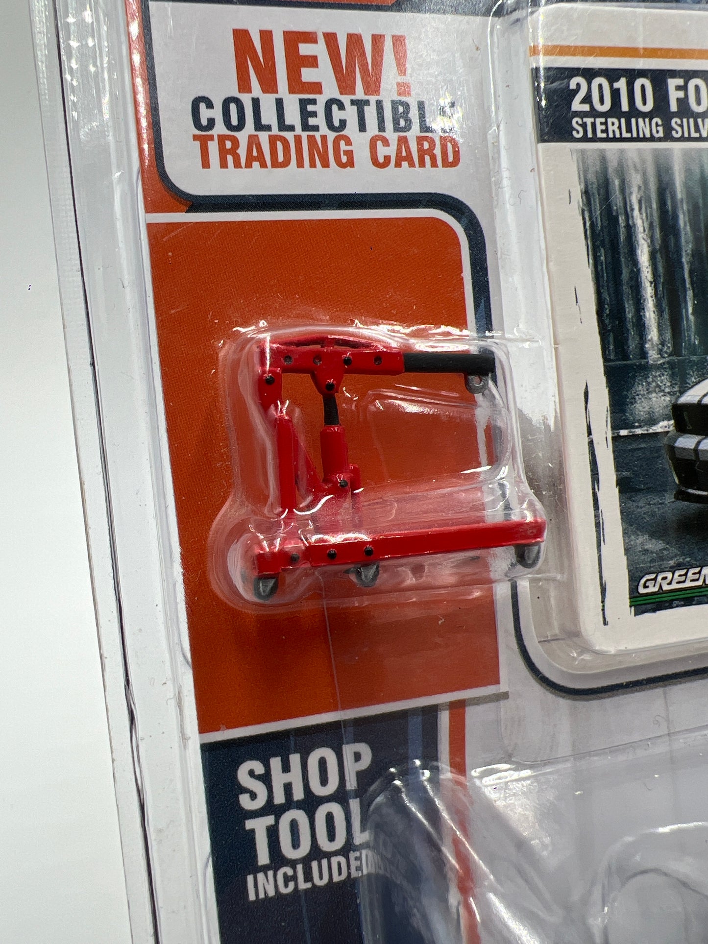 Greenlight VHTF GL Muscle Series 2 2010 Ford Shelby GT500 Silver W/Shop Tool