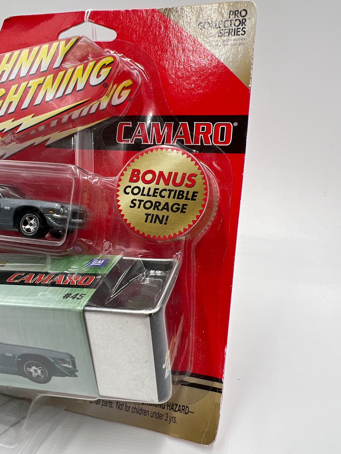 Johnny Lightning Pro Collector Series Storage Tin #45 1970 Camaro RS/SS Silver 227B