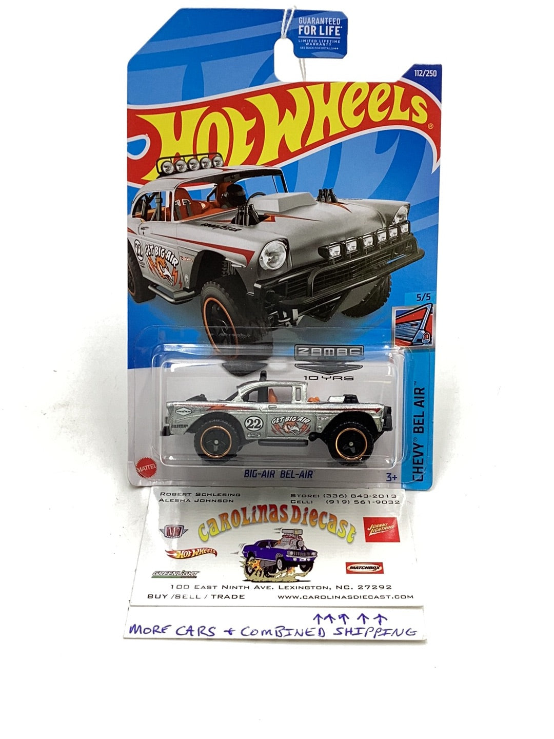 2022 Hot Wheels Zamac 06 #112 Big-Air Bel-Air 145B