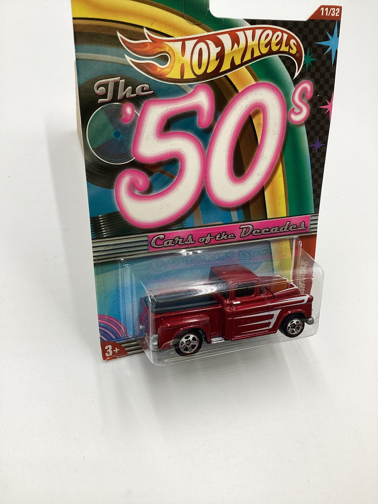 2011 Hot Wheels Cars of the Decades The 50s #11 56 Flashsider Red 157F