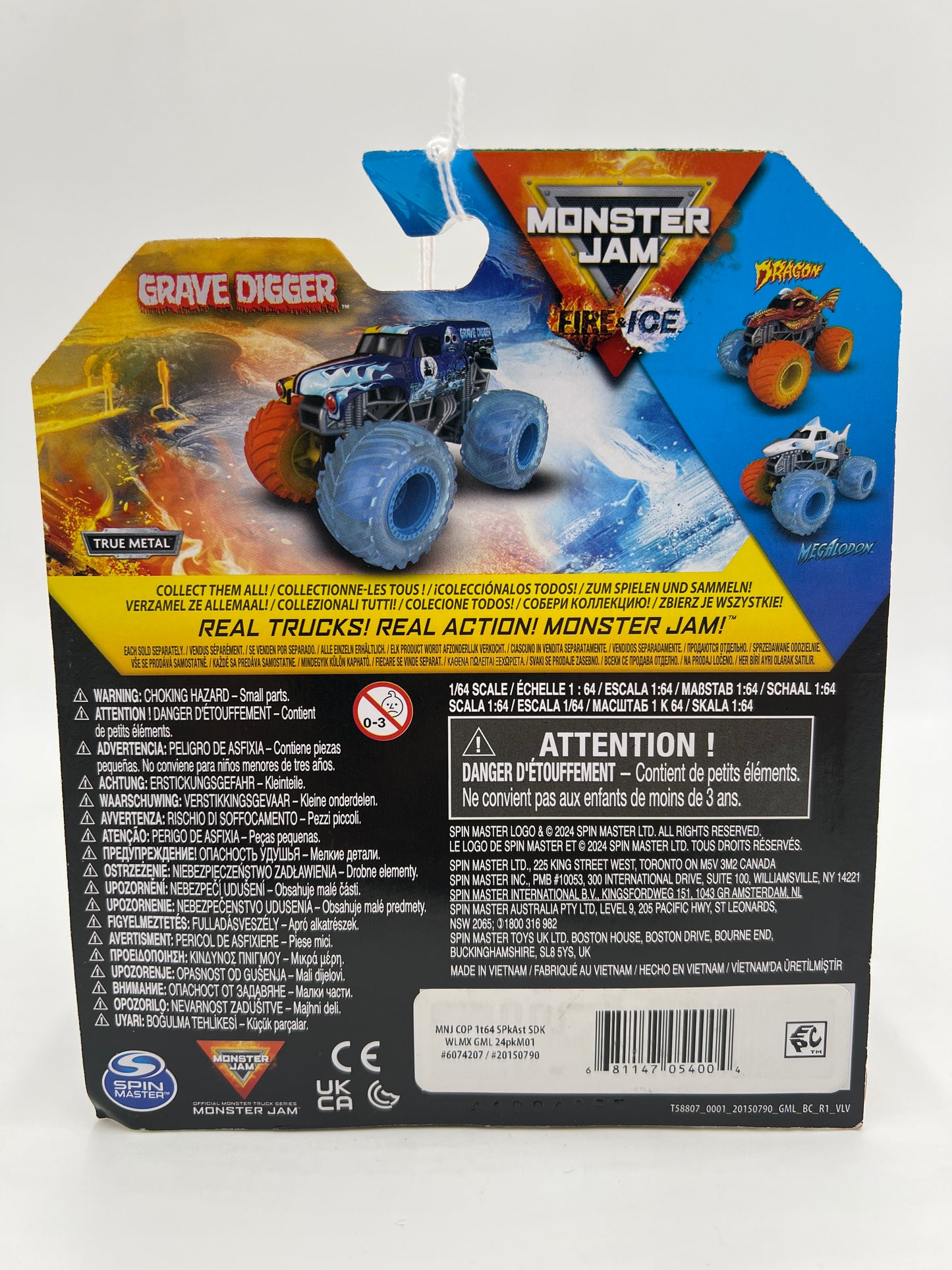 Monster Jam Fire & Ice Walmart Exclusive Grave Digger