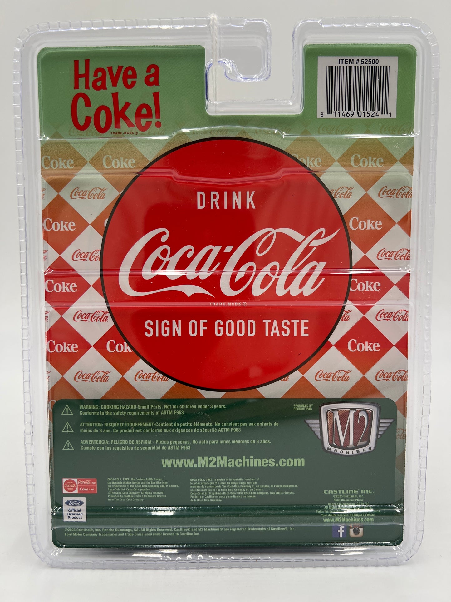M2 Machines A61 CHASE Coca Cola 1965 Ford Econoline Truck
