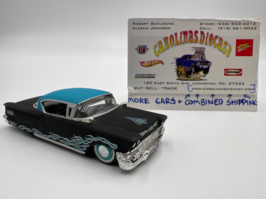 Jada Toys Von Dutch 1958 Chevrolet Impala Matte Black Loose