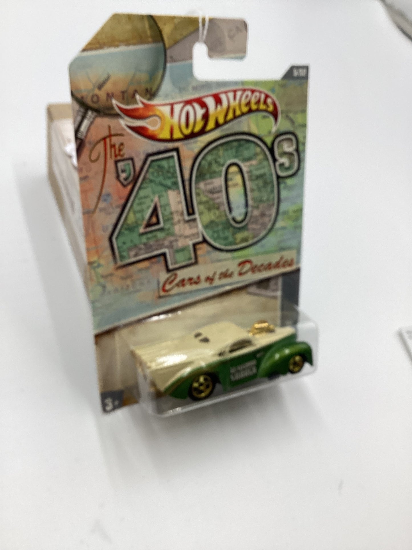 2011 Hot Wheels Cars of the Decades The 40s #5 41 Willys Green/ Beige 157E