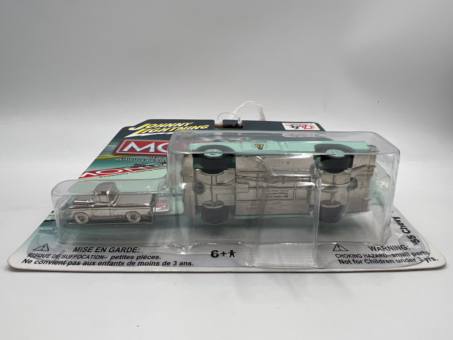 Johnny Lightning Monopoly 70th Anniversary 1955 Chevy Cameo Light Green 230D
