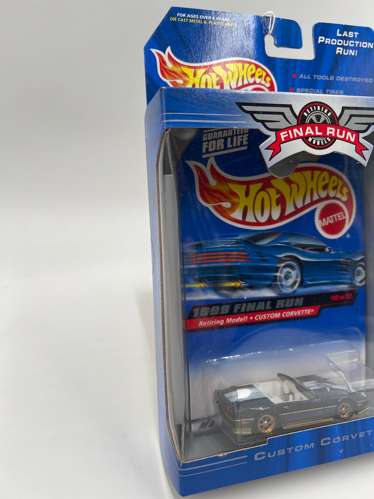 1999 Hot Wheels Final Run #10 Custom Corvette Dark Blue