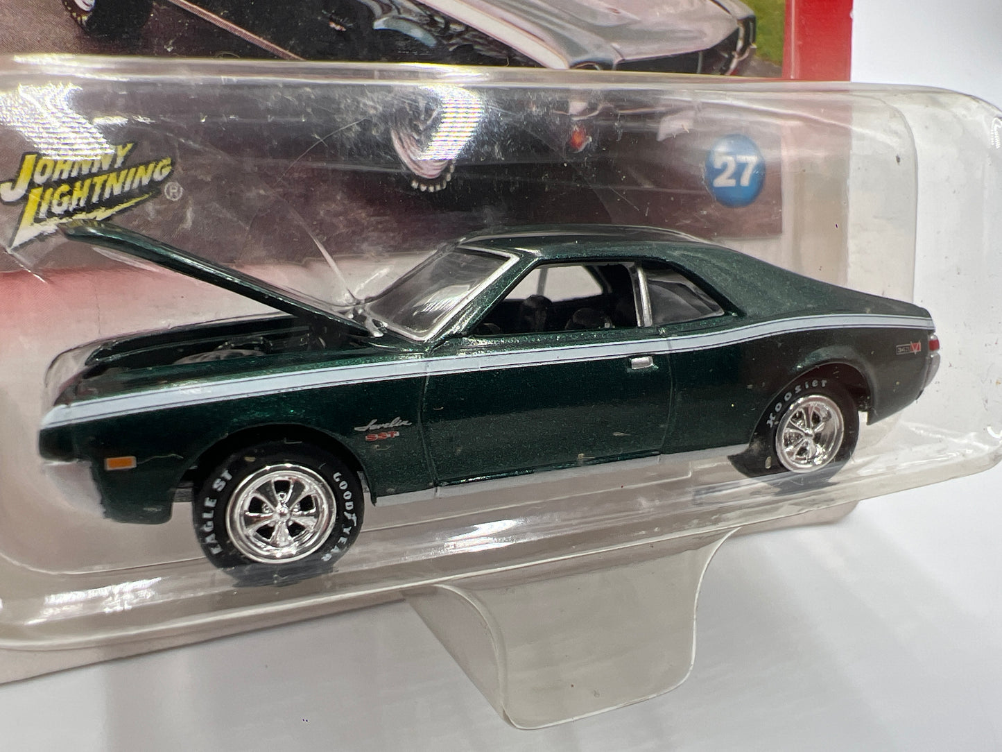 Johnny Lightning Muscle Cars USA #27 1968 AMC Javelin SST Green 220F