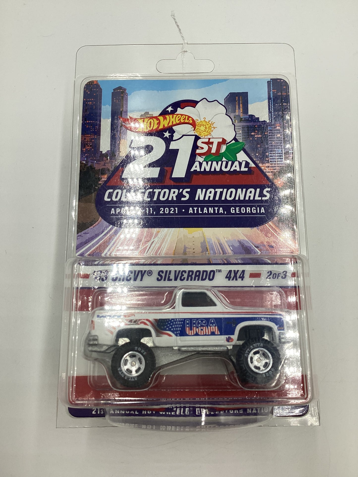 2021 Hot Wheels 21st Annual Collector’s Nationals ‘83 Chevy Silverado 4x4 03557/05500 W/protector