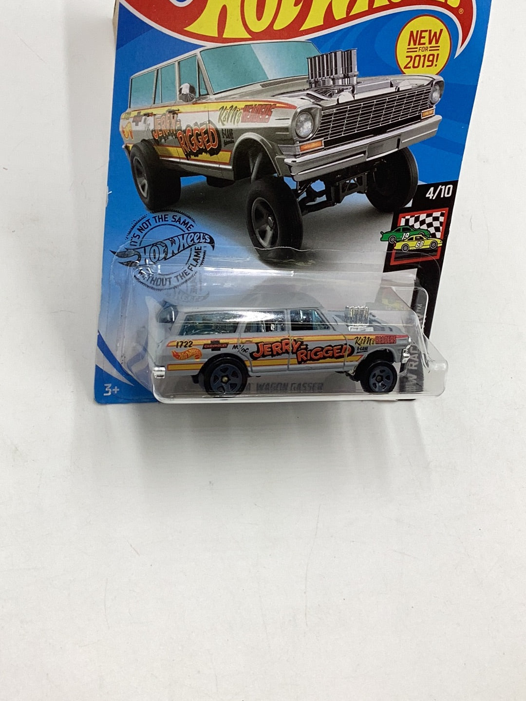 2019 Hot wheels #198 64 Nova Wagon Gasser grey 11D